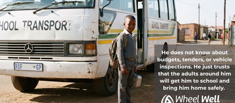Child Passenger Safety Week school bus and scholar transport safety in Gauteng